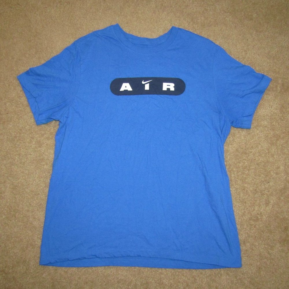 Nike Air Shirt Blue White Sz XL Basketball Train